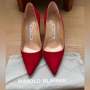 Manolo Blahnik Bb 70 red